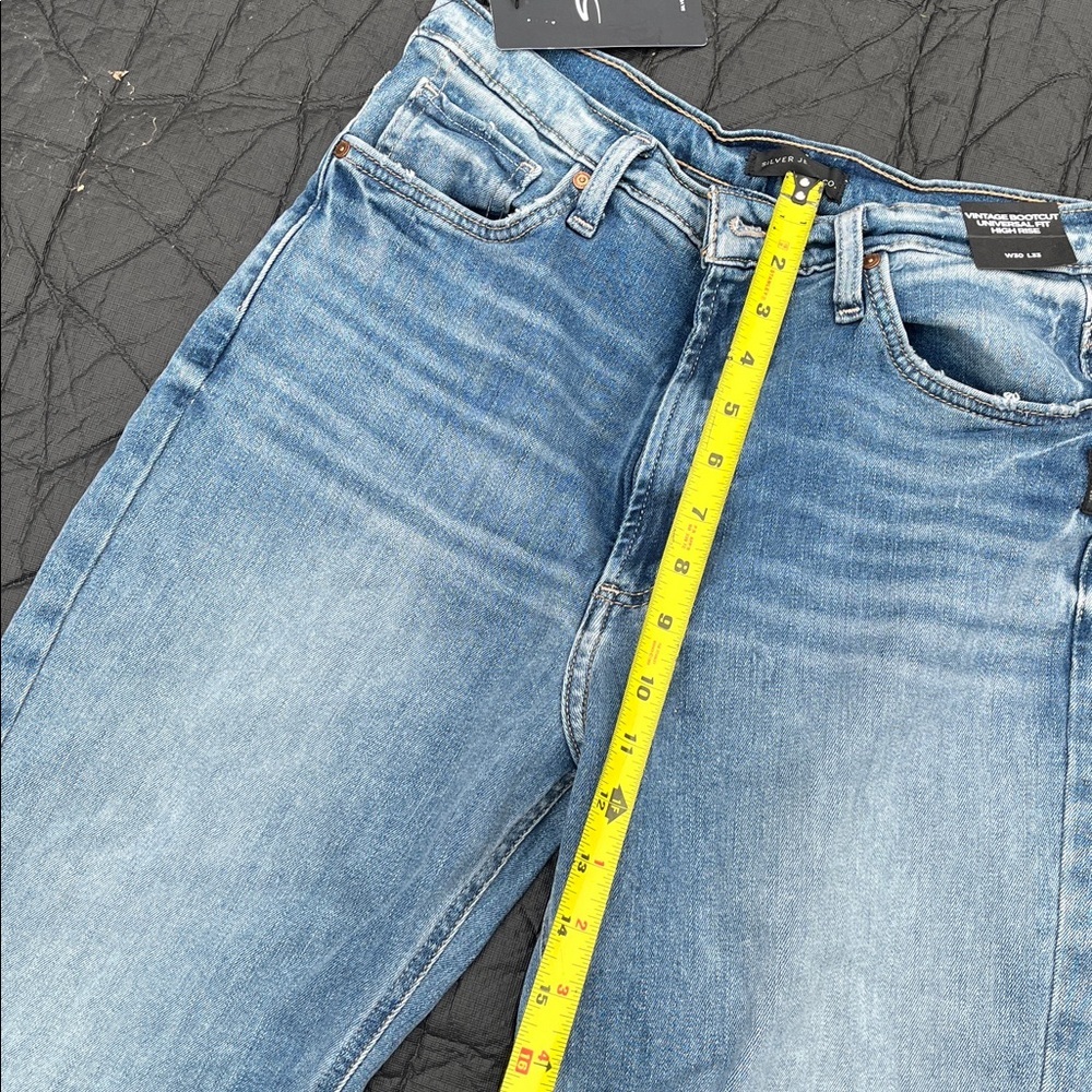Silver Jeans Blue Straight Leg Classic Denim - Picture 6 of 7